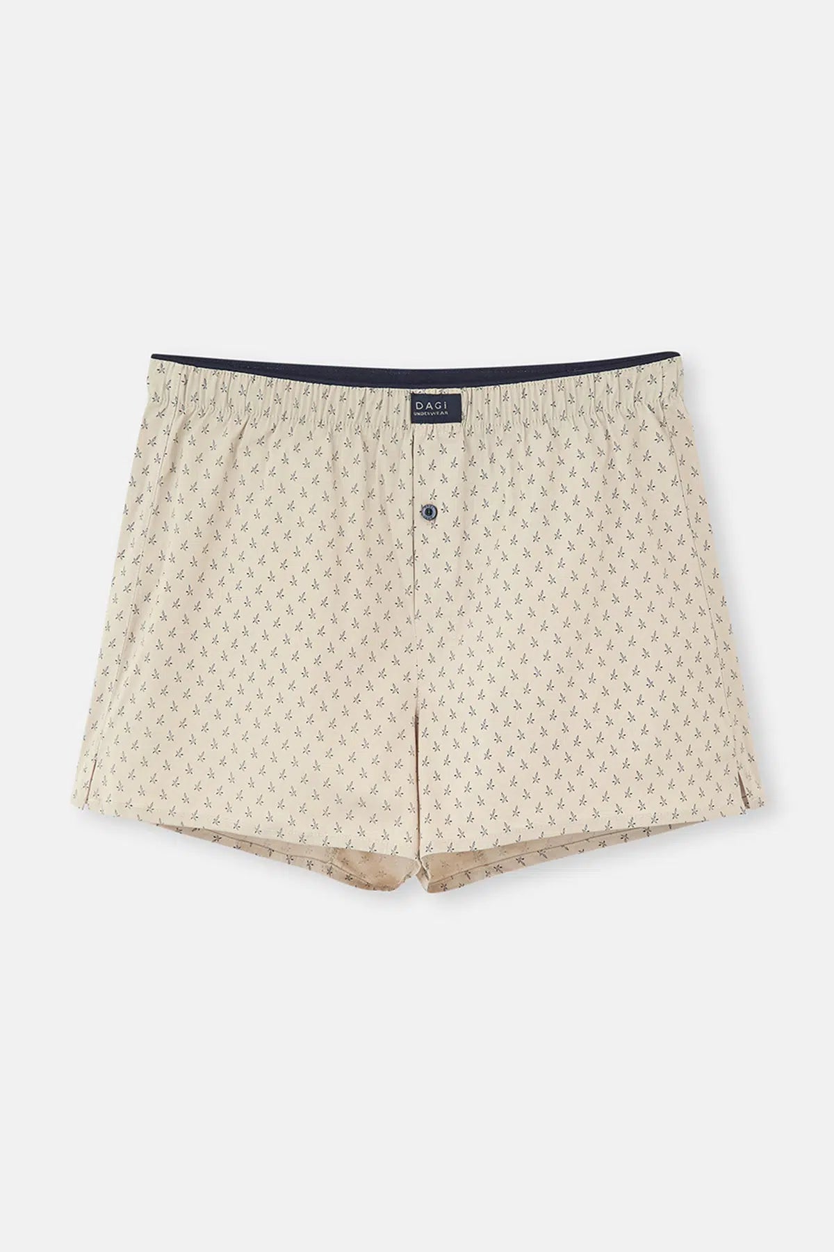 Taş Desenli Desenli Poplin Lyc Boxer