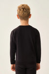 Siyah Erkek Çocuk Sweatshirt