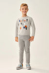 Gri Erkek Çocuk Sweatshirt