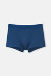 Petrol Mavi D-Men Compact Penye Spor Form Boxer