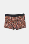 Hardal D-Men Desenli Compact Penye Boxer