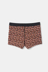 Hardal D-Men Desenli Compact Penye Boxer