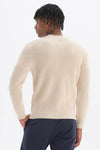 Bej Akrilik Triko Sweatshirt