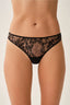Siyah Dantelli String