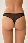 Siyah Dantelli String