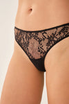 Siyah Dantelli String