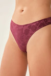 Bordo Desenli String
