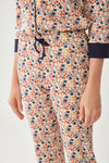 Lacivert Pamuklu Pijama Altı