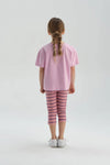 Pembe Pamuklu T-Shirt