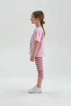 Pembe Pamuklu T-Shirt
