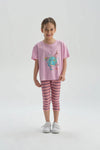 Pembe Pamuklu T-Shirt