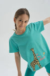 Yeşil Pamuklu T-Shirt