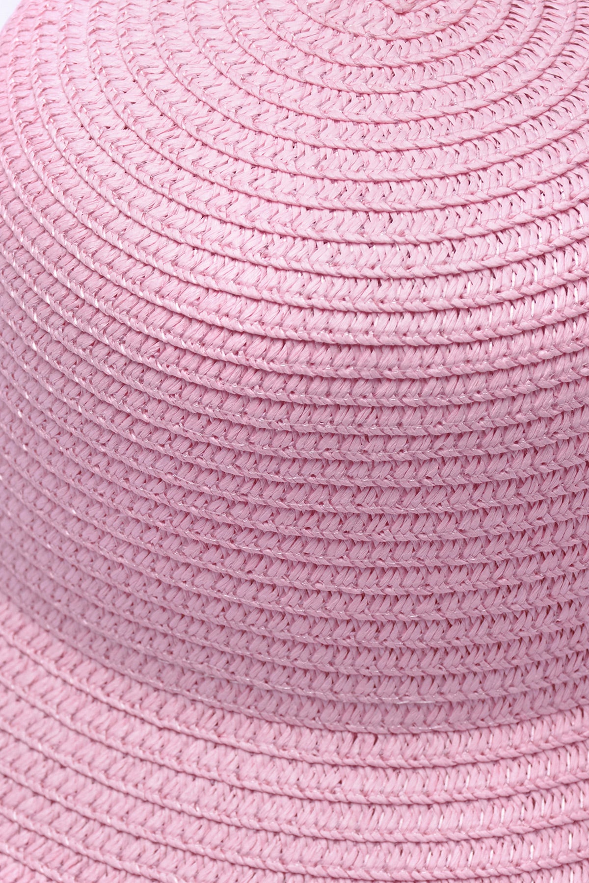 Pembe Hasır Şapka