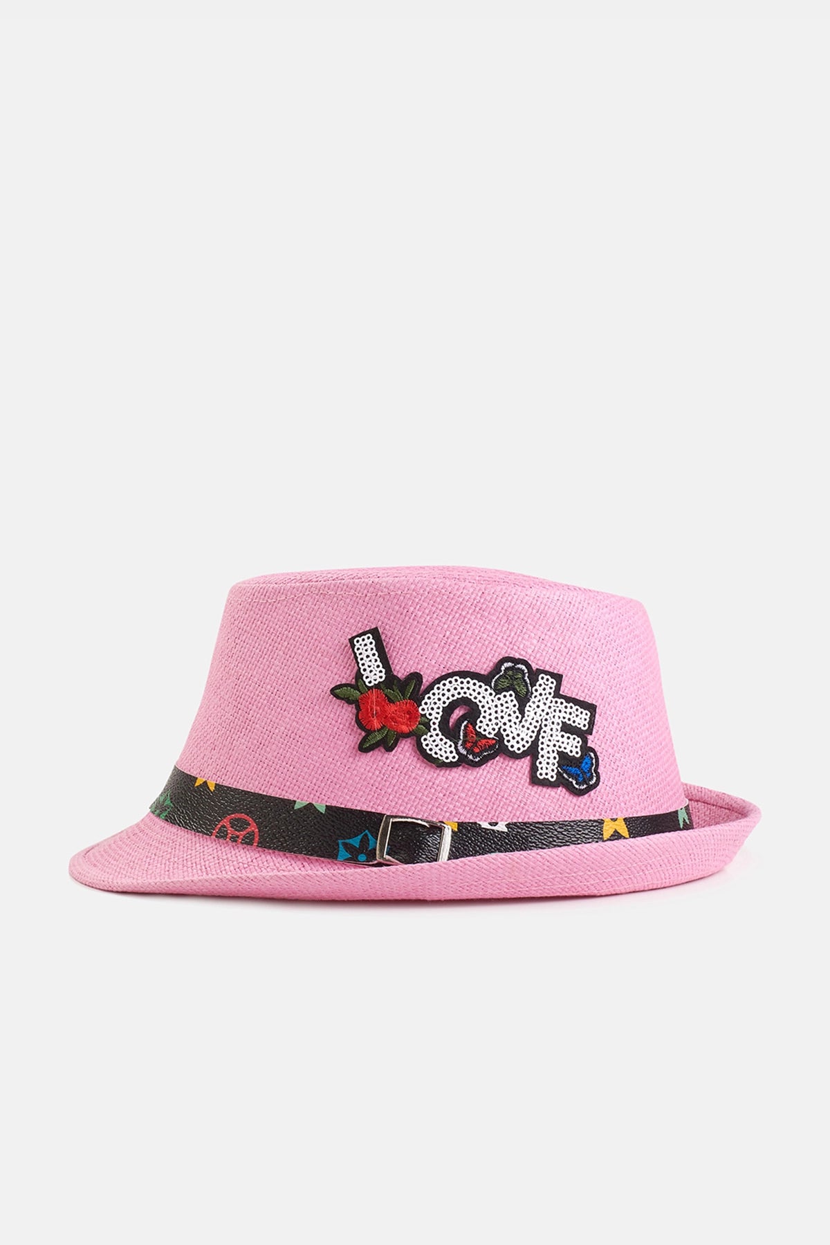 Pembe Hasır Şapka