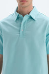 Yeşil Pamuklu Polo Yaka T-Shirt