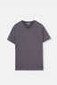 Antrasit Pamuk T-Shirt