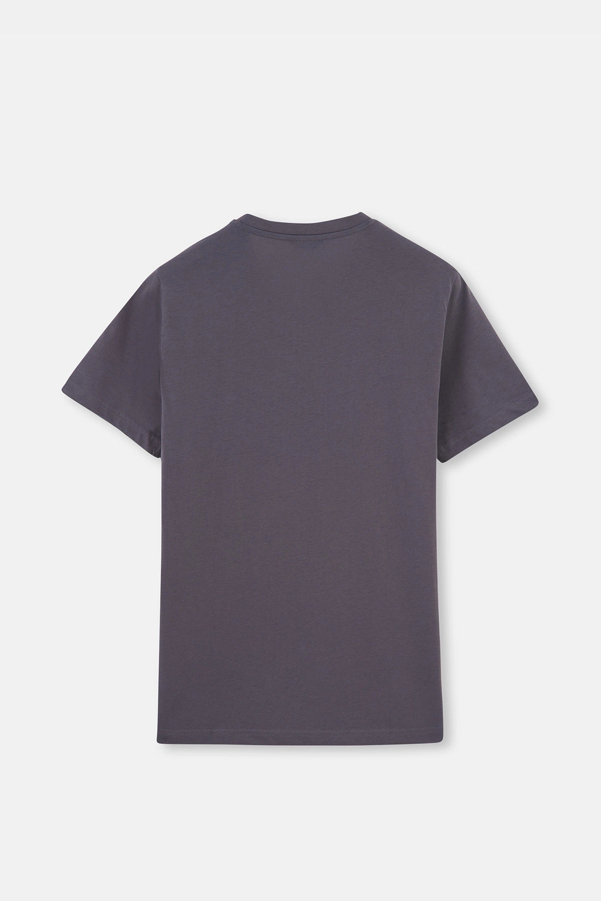 Antrasit Pamuk T-Shirt