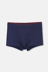 Lacivert Basic Pamuklu Boxer