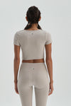 Gri Dagi Active Crop T-Shirt