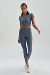 Mavi Dagi Active Crop T-Shirt