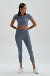 Mavi Dagi Active Crop T-Shirt