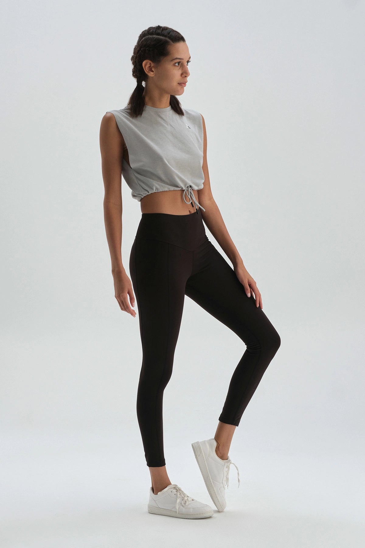 Gri Dagi Active Crop Atlet