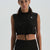 Siyah Dagi Active Crop Atlet