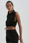 Siyah Dagi Active Crop Atlet