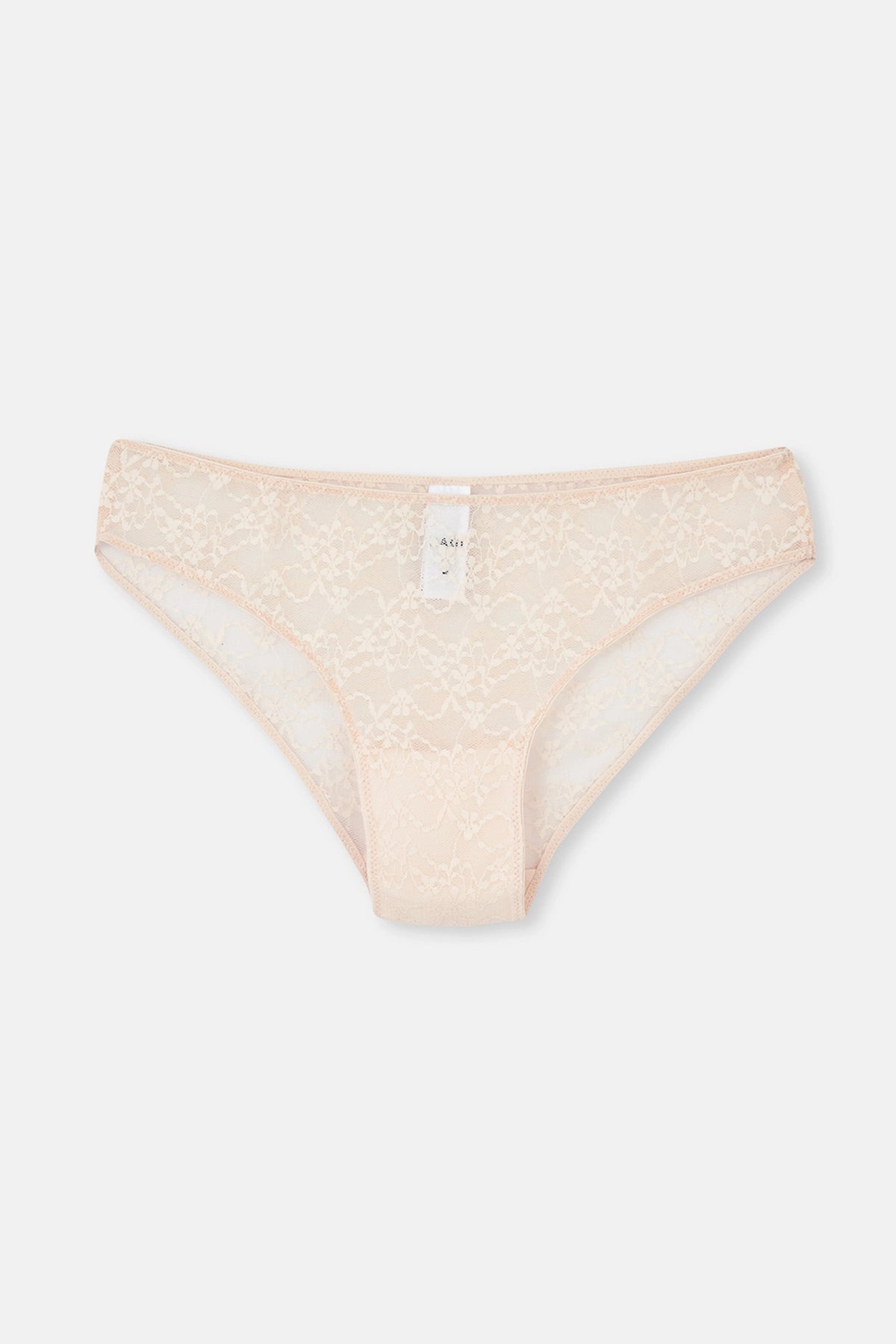 Pınk Nude Dantelli Slip