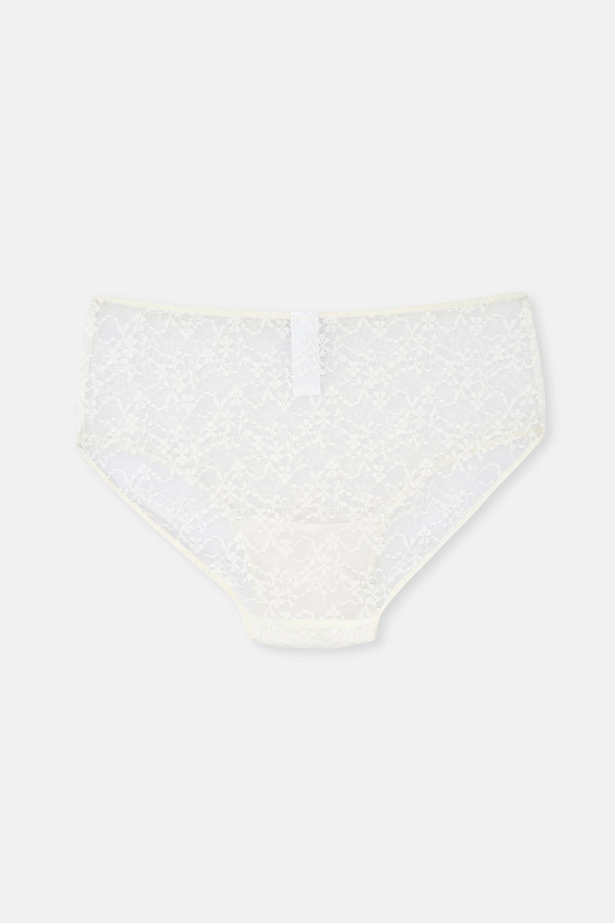 Ekru Yüksek Bel Slip