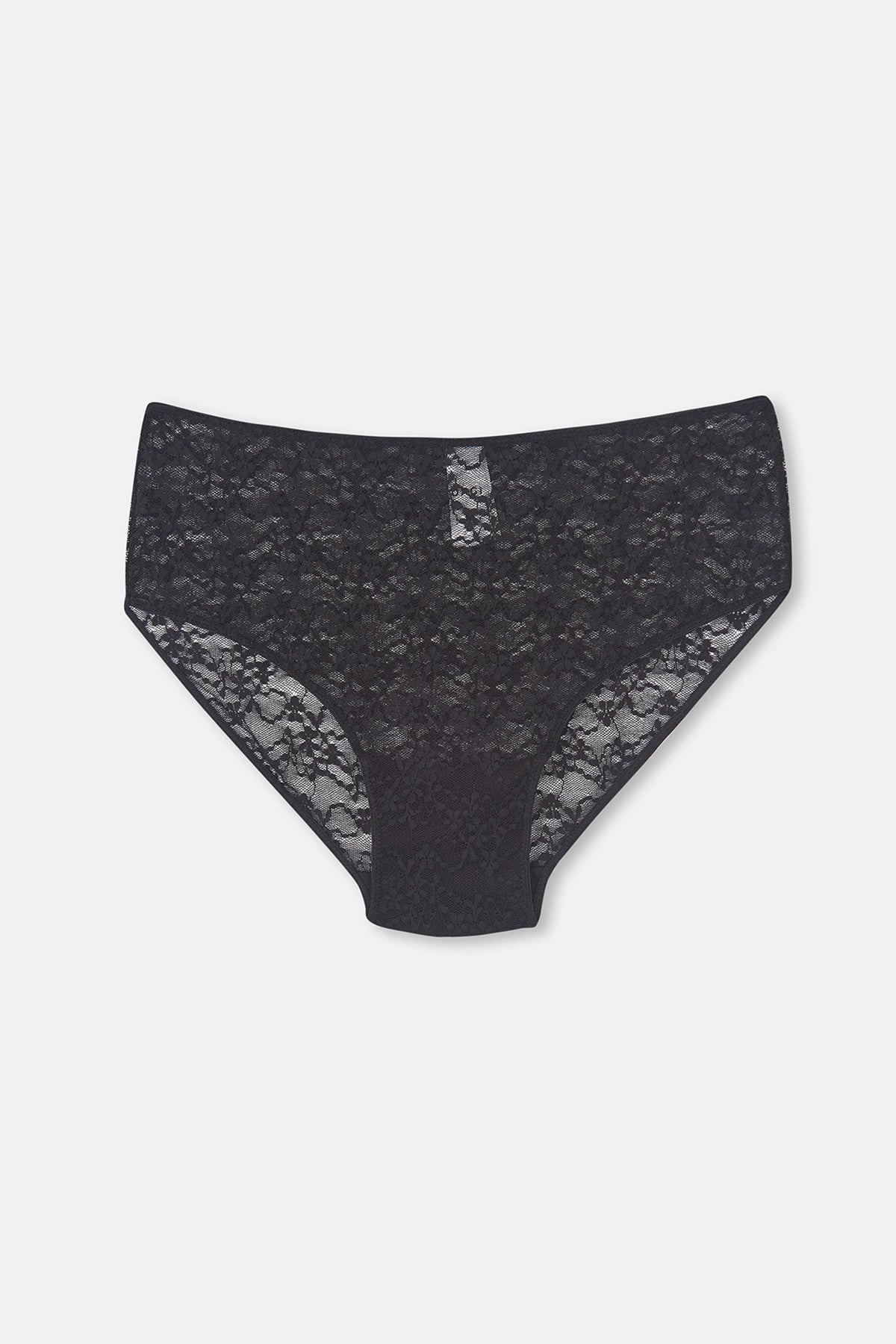 Siyah Yüksek Bel Slip