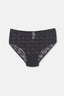 Siyah Yüksek Bel Slip