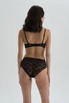 Siyah Yüksek Bel Slip
