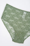 Yeşil Yüksek Bel Slip