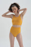 Sarı Halter Yaka Bikini Üst