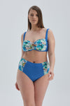 Sax Korseli Toparlayıcı DrapeliBikini Üst