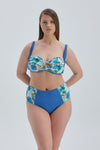 Sax Korseli Toparlayıcı DrapeliBikini Üst