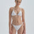 Beyaz Üçgen Küçük Bikini Üst