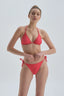 Kırmızı Üçgen Küçük Bikini Üst