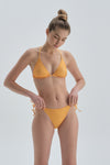 Sarı Üçgen Küçük Bikini Üst