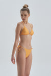 Sarı Üçgen Küçük Bikini Üst