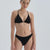 Siyah Üçgen Küçük Bikini Üst
