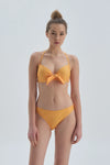Sarı Yarı Dolgulu Balenli Bikini Üstü