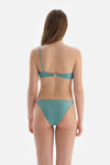 Mint Yeşili Tek Omuz Mint i Bikini Üstü
