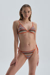 Kahve Üçgen Küçük Bikini Üst