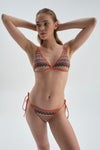 Kahve Üçgen Küçük Bikini Üst