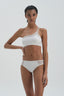 Beyaz Normal Bel Bikini Alt