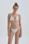Beyaz Spagetti Bikini Alt