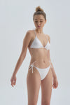 Beyaz Spagetti Bikini Alt