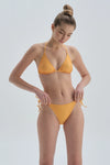 Sarı Spagetti Bikini Alt